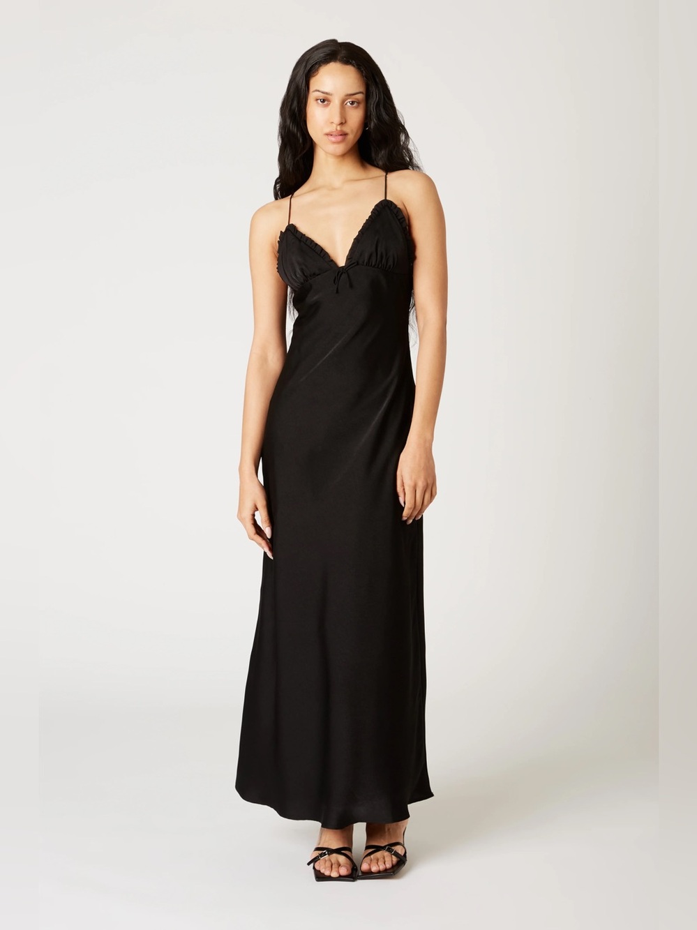 NEW NWT Revolve NIA Camille black dress XS